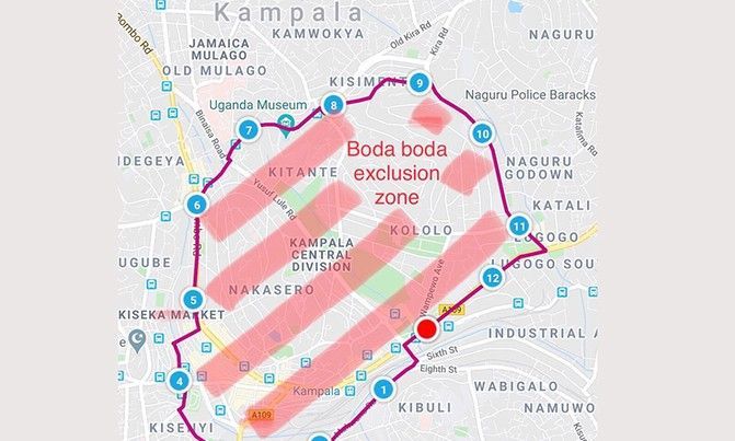 Boda Boda Safe Zone in Uganda
