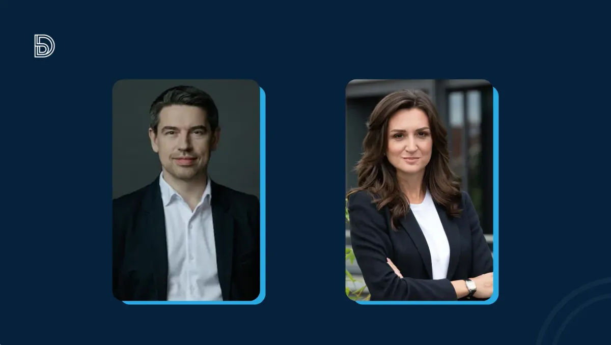 Meet Kuda's two new C-level executives—Pavel Khristolubov (COO) and Elena Lavezzi (CSO)