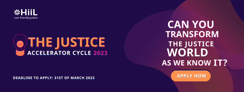 Call for Applications to the Next Cohort of the HiiL Justice Accelerator Programme