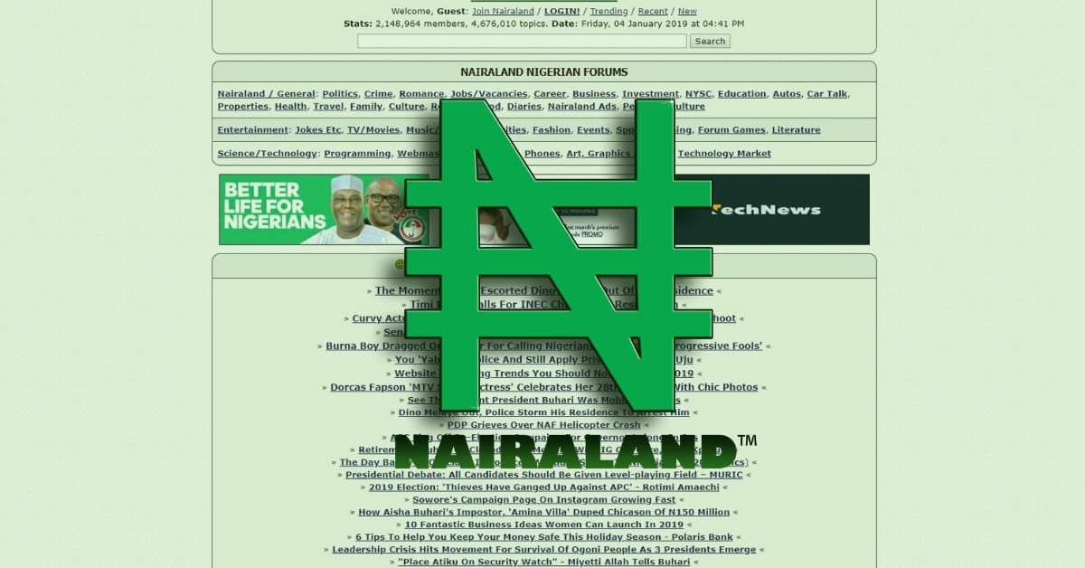 Nairaland temporarily abandons Cloudflare services, returns online