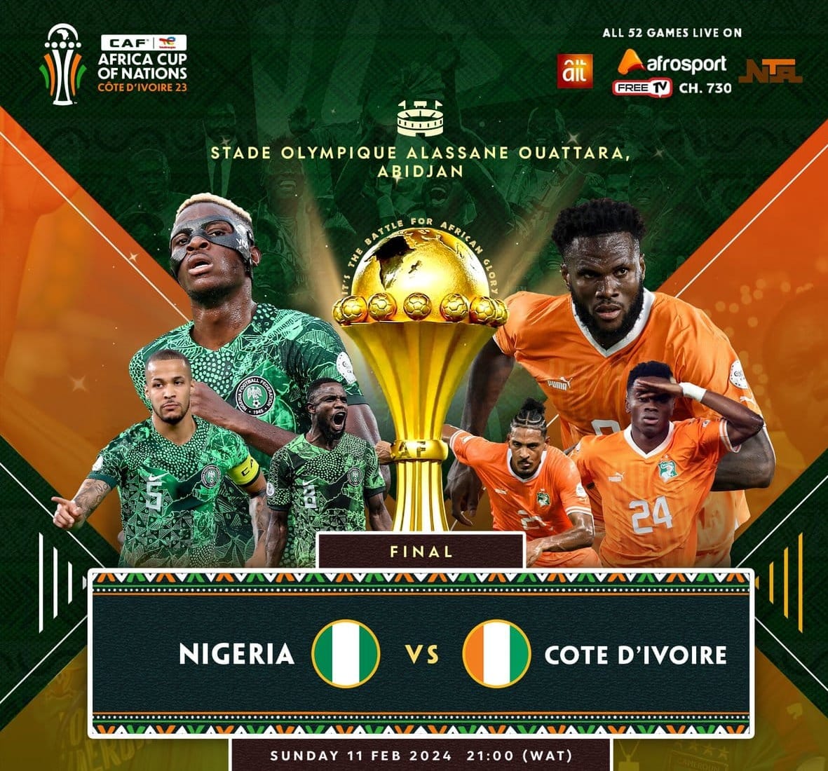 Poster of Afcon Final match