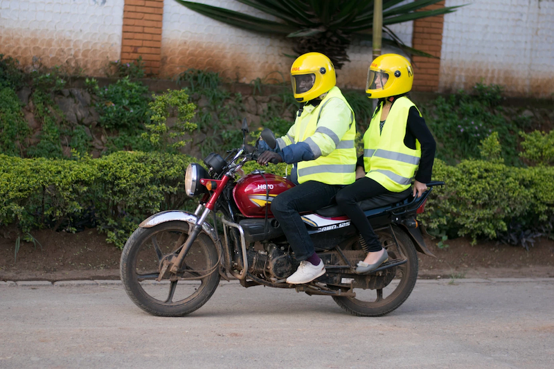 How significant is Google Maps' motorcycle mode to Kenya's transportation system?