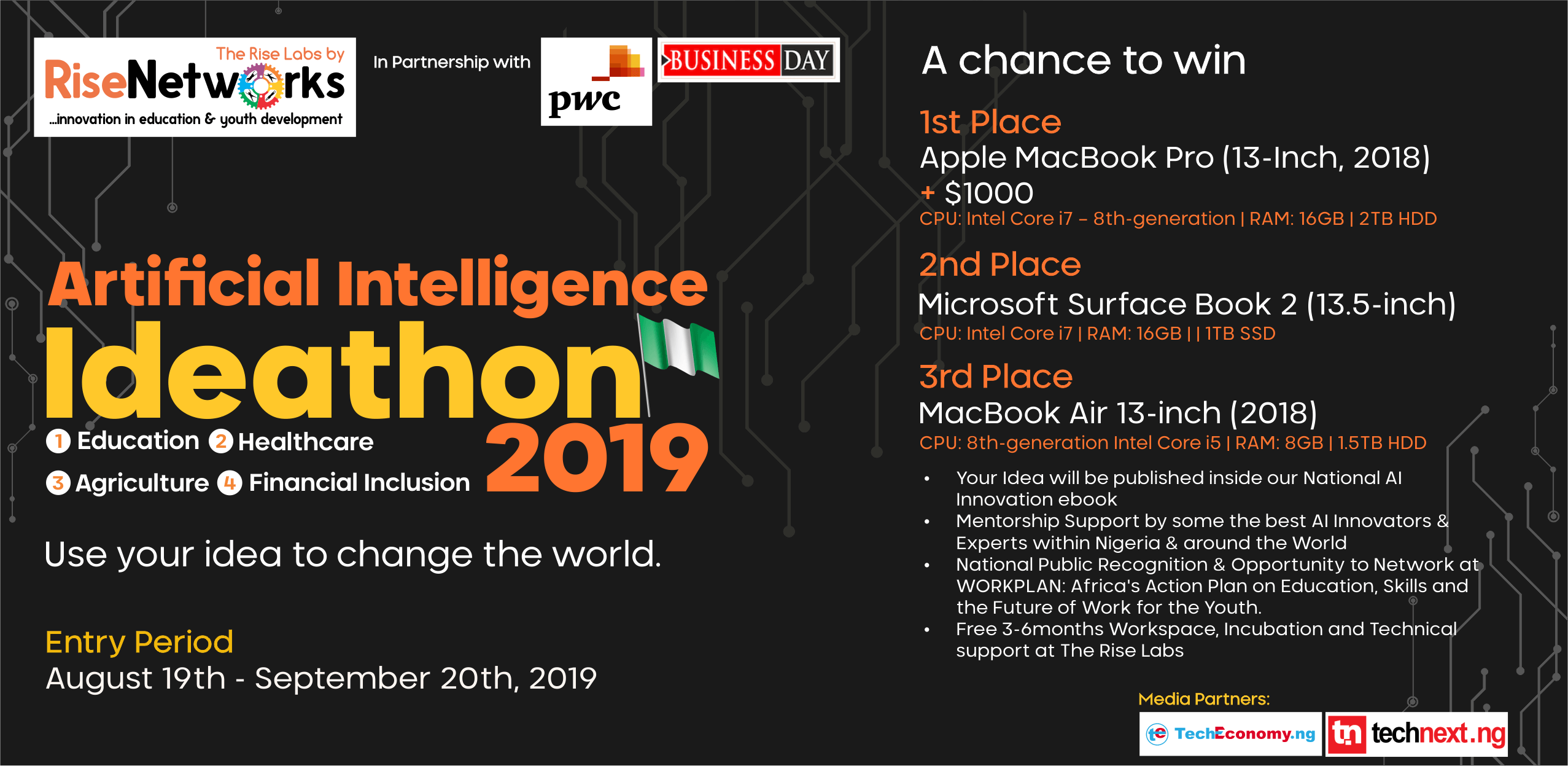 Apply for the Rise Labs 2019 Artificial Intelligence Ideathon