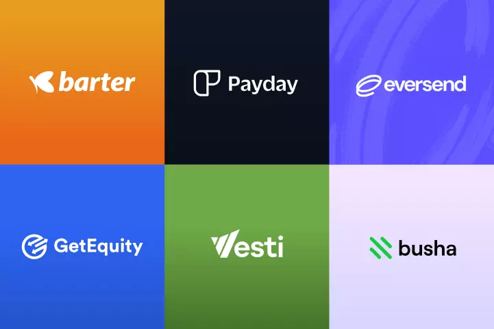 Image showing a collage of Nigerian startups affected by the Union54 Virtual Dollar Cards downtime in Nigeria