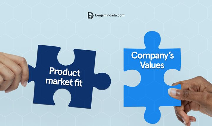 Aligning product-market fit with company's values