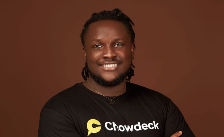 CEO and co-founder Chowdeck, Femi Aluko