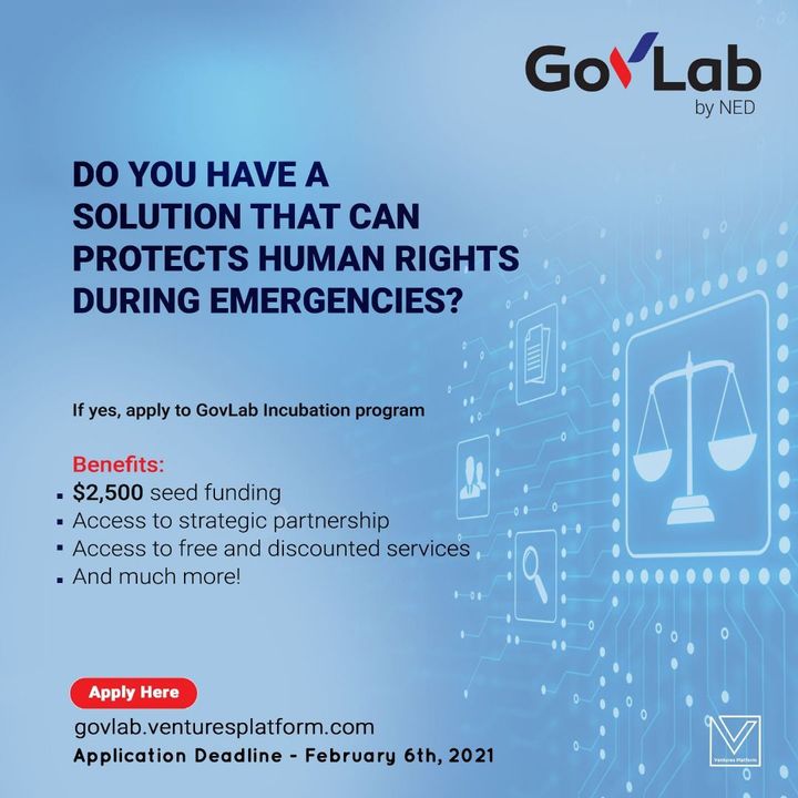 Ventures Platform Foundation launches applications for Gov Labs