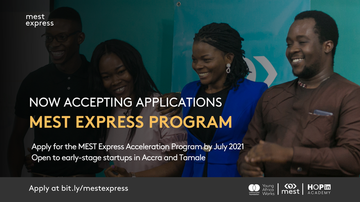 Applications open for early-stage Ghanaian Startups to scale their operations through the Mastercard Foundation and MEST Express Accelerator Program