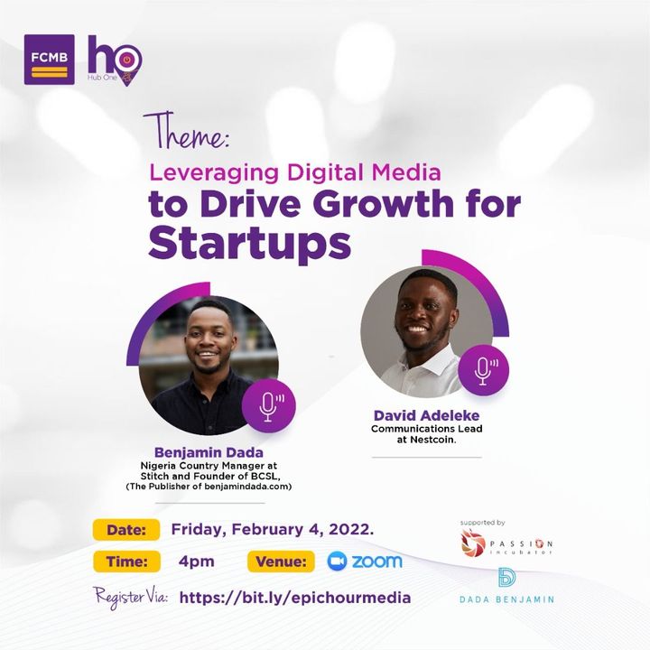 Epic Hour to discuss how digital media can drive growth for startups